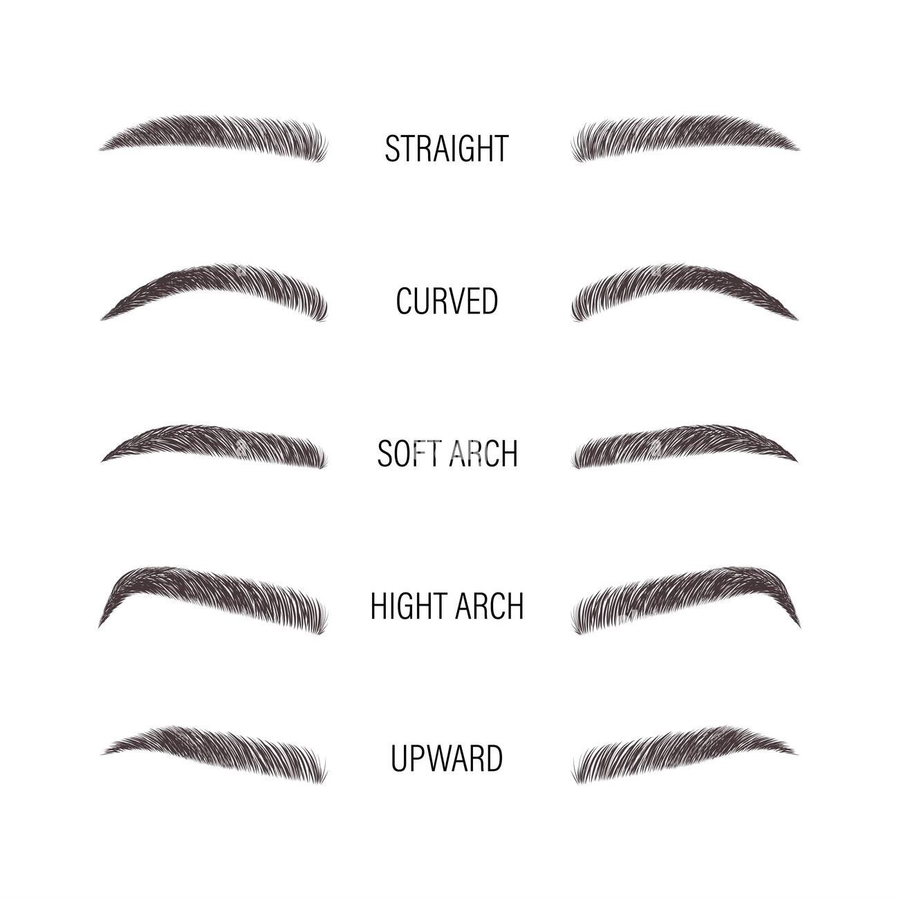 eyebrow shapes