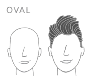 Oval face